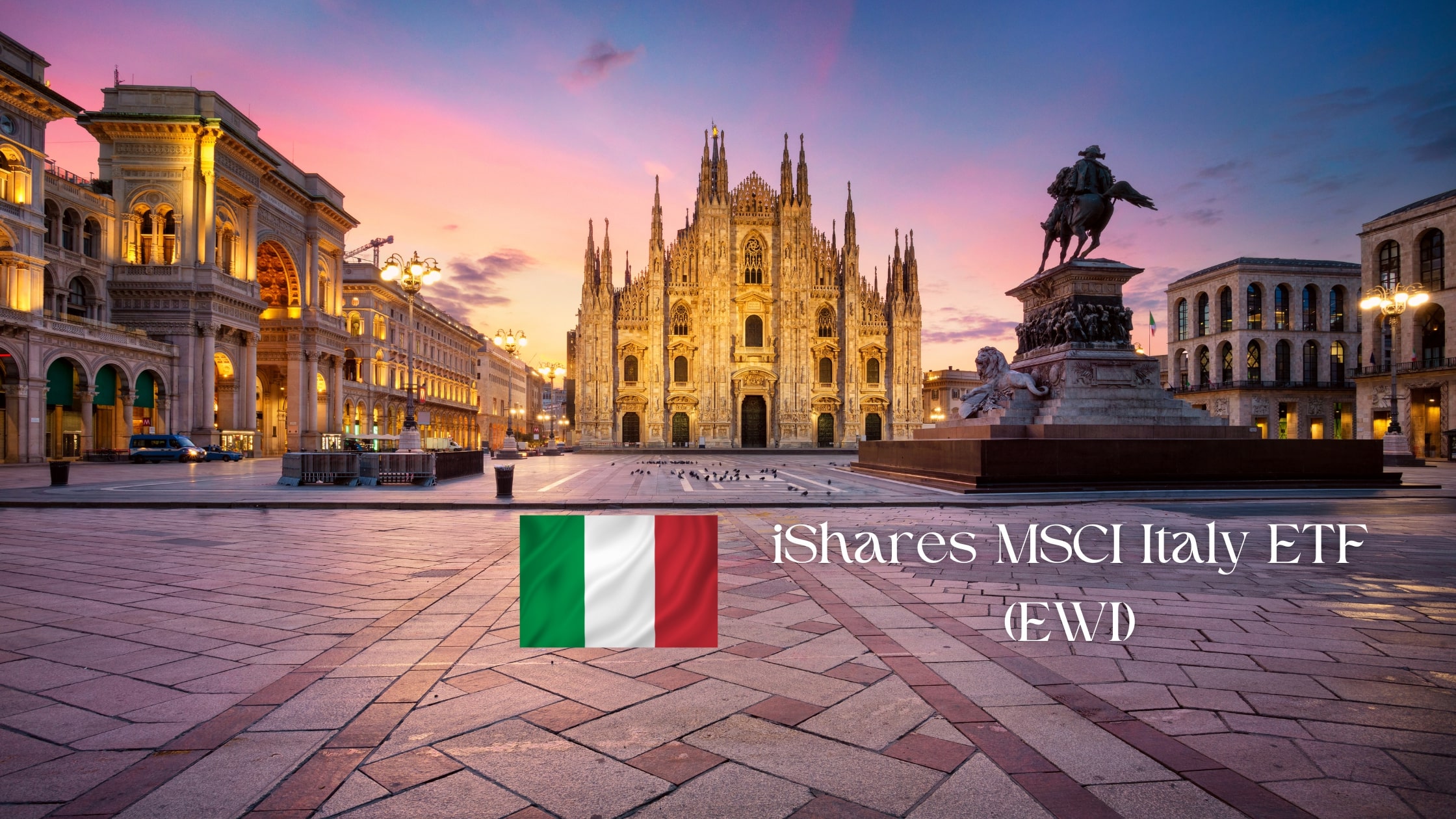 【イタリアETF】イタリア株の投資におすすめなEWIとは？